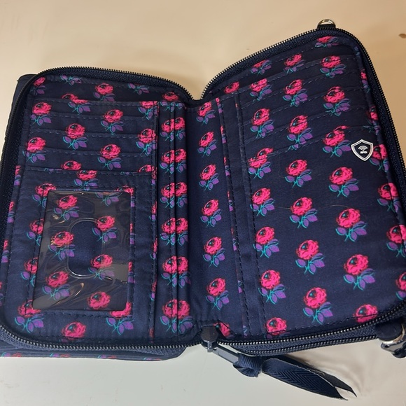 Vera Bradley Navy Cosmetic Bag - Picture 3 of 5